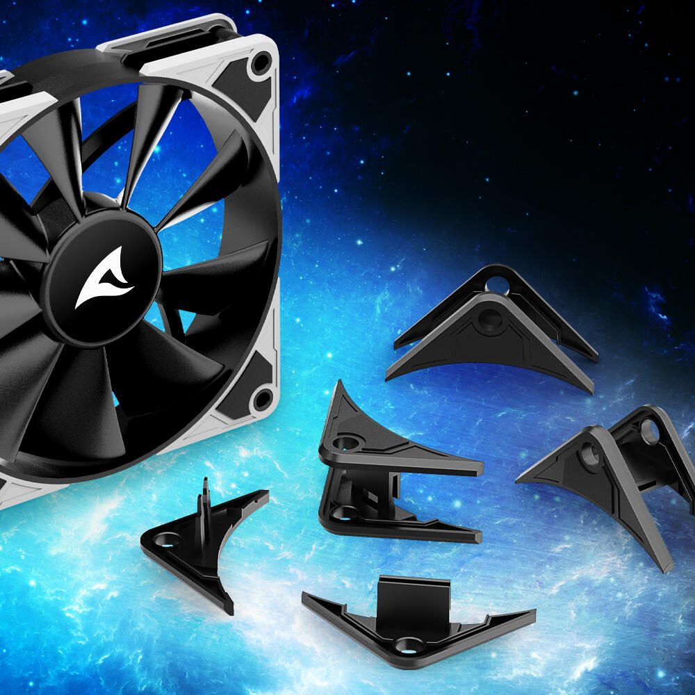 Sharkoon SilentStorm BW120 PWM Gehäuselüfter
