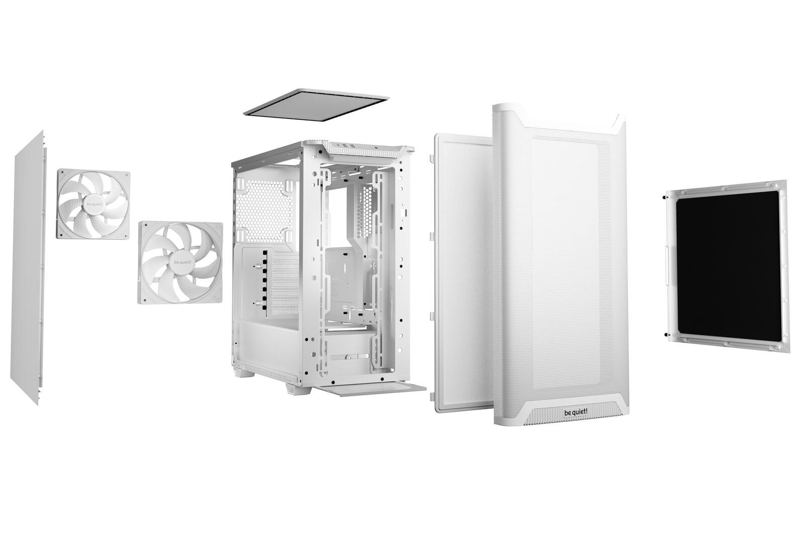 be quiet PC Gehäuse Pure Base 501 Airflow ATX weiß