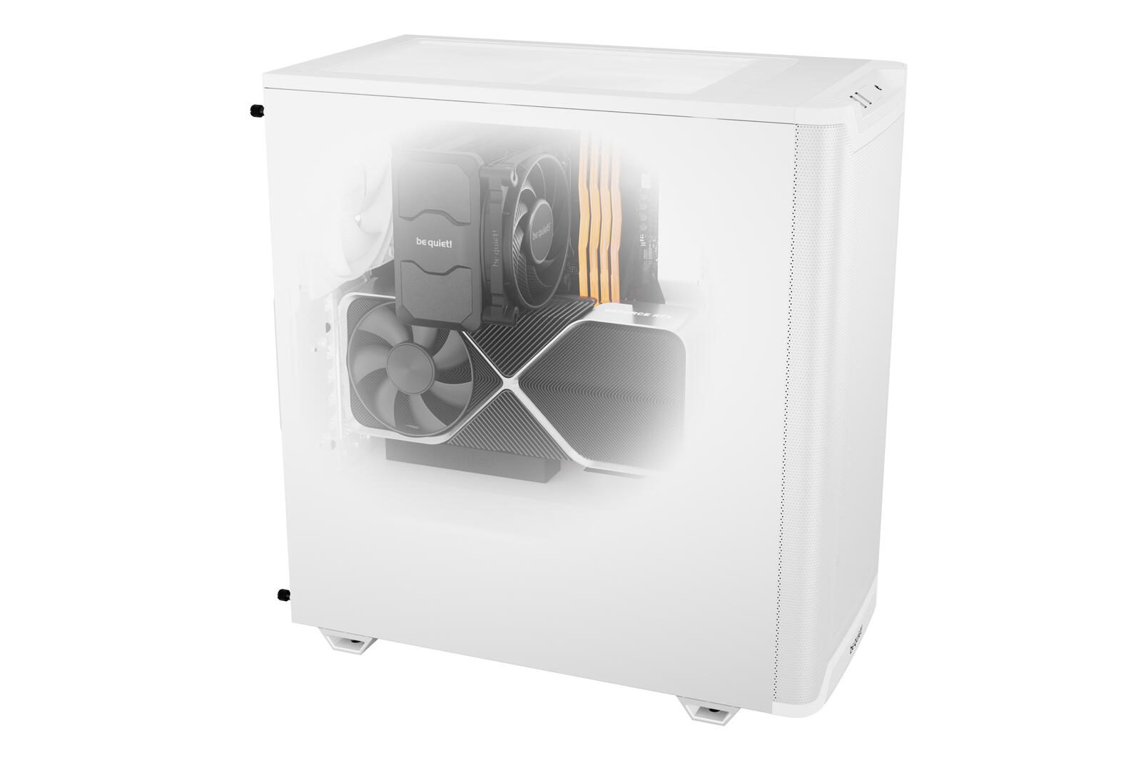 be quiet PC Gehäuse Pure Base 501 Airflow ATX weiß