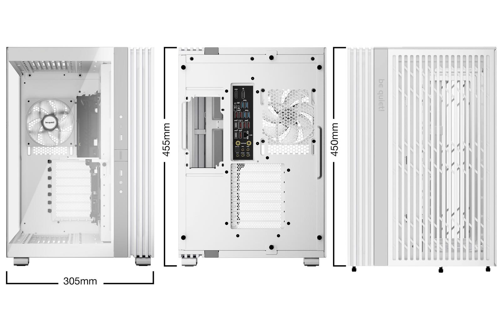 be quiet PC Gehäuse Light Base 600 LX ATX weiß