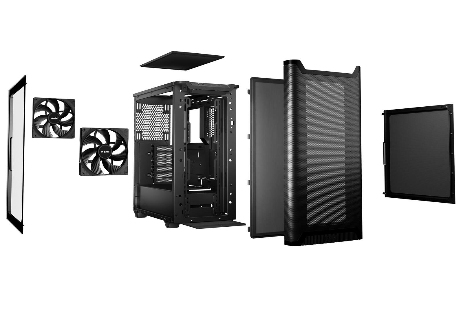 be quiet PC Gehäuse Pure Base 501 Airflow Window ATX schwarz