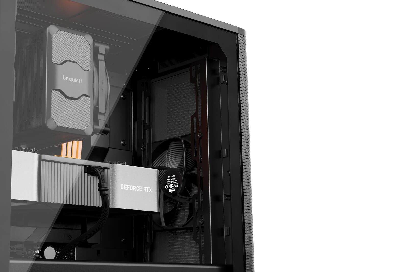 be quiet PC Gehäuse Pure Base 501 Airflow Window ATX schwarz