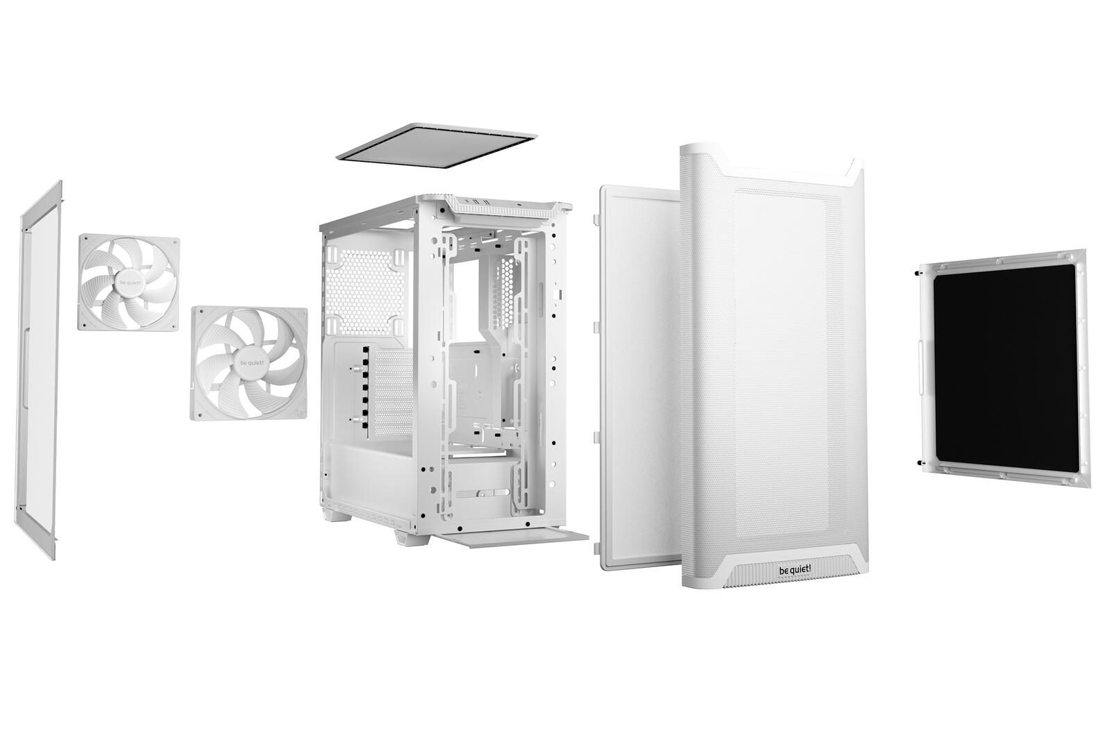 be quiet PC Gehäuse Pure Base 501 Airflow Window ATX weiß