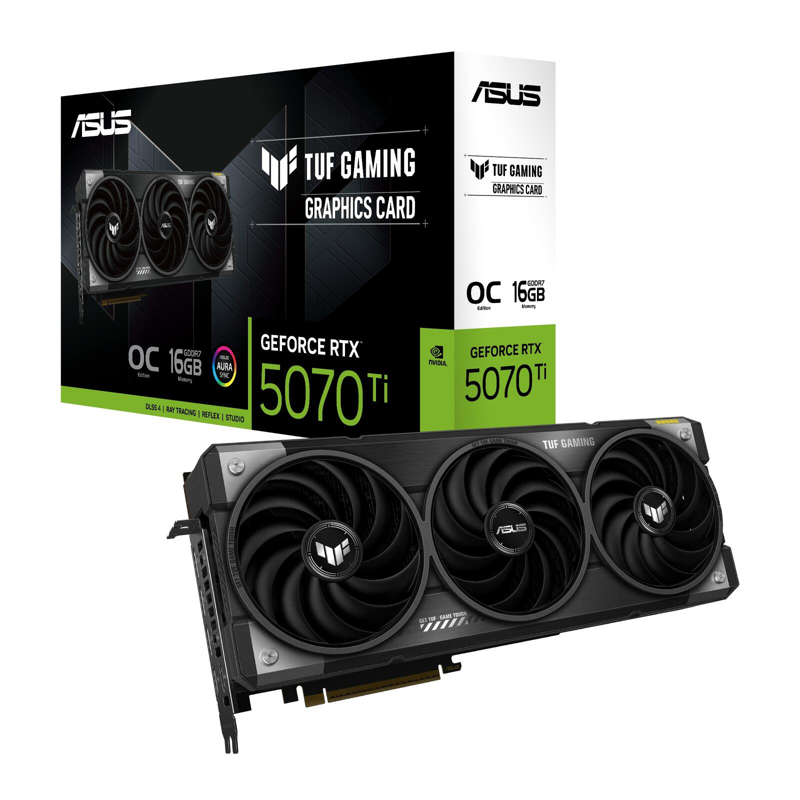 ASUS TUF Gaming GeForce RTX 5070 Ti 16GB GDDR7 OC Edition Gaming Grafikkarte