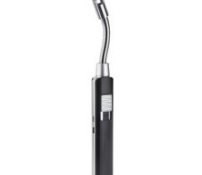 TFA® Lichtbogenfeuerzeug schwarz, silber