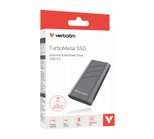 Verbatim TurboMetal USB 4.0 Externe SSD - 4 TB