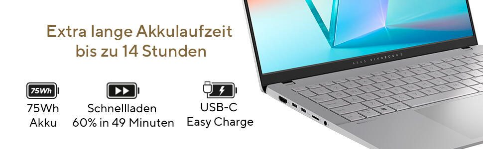 ASUS Vivobook S 14 M5406KA-QD037W AMD Ryzen AI 7 350 Notebook 35,6 cm (14")