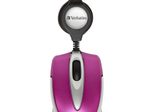 Verbatim Go Mini Optical Travel kabelgebundene Maus - Hot Pink