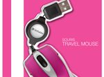 Verbatim Go Mini Optical Travel kabelgebundene Maus - Hot Pink