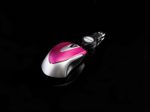 Verbatim Go Mini Optical Travel kabelgebundene Maus - Hot Pink