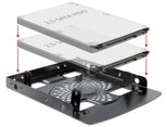 DeLOCK Laufwerksschachtadapter - 3,5" auf 2,5" HDD