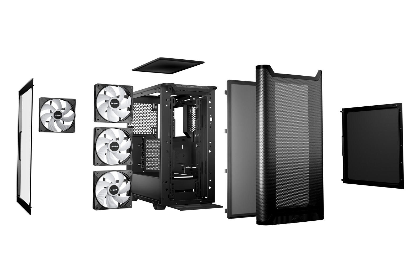 be quiet PC Gehäuse Pure Base 501 DX ATX schwarz