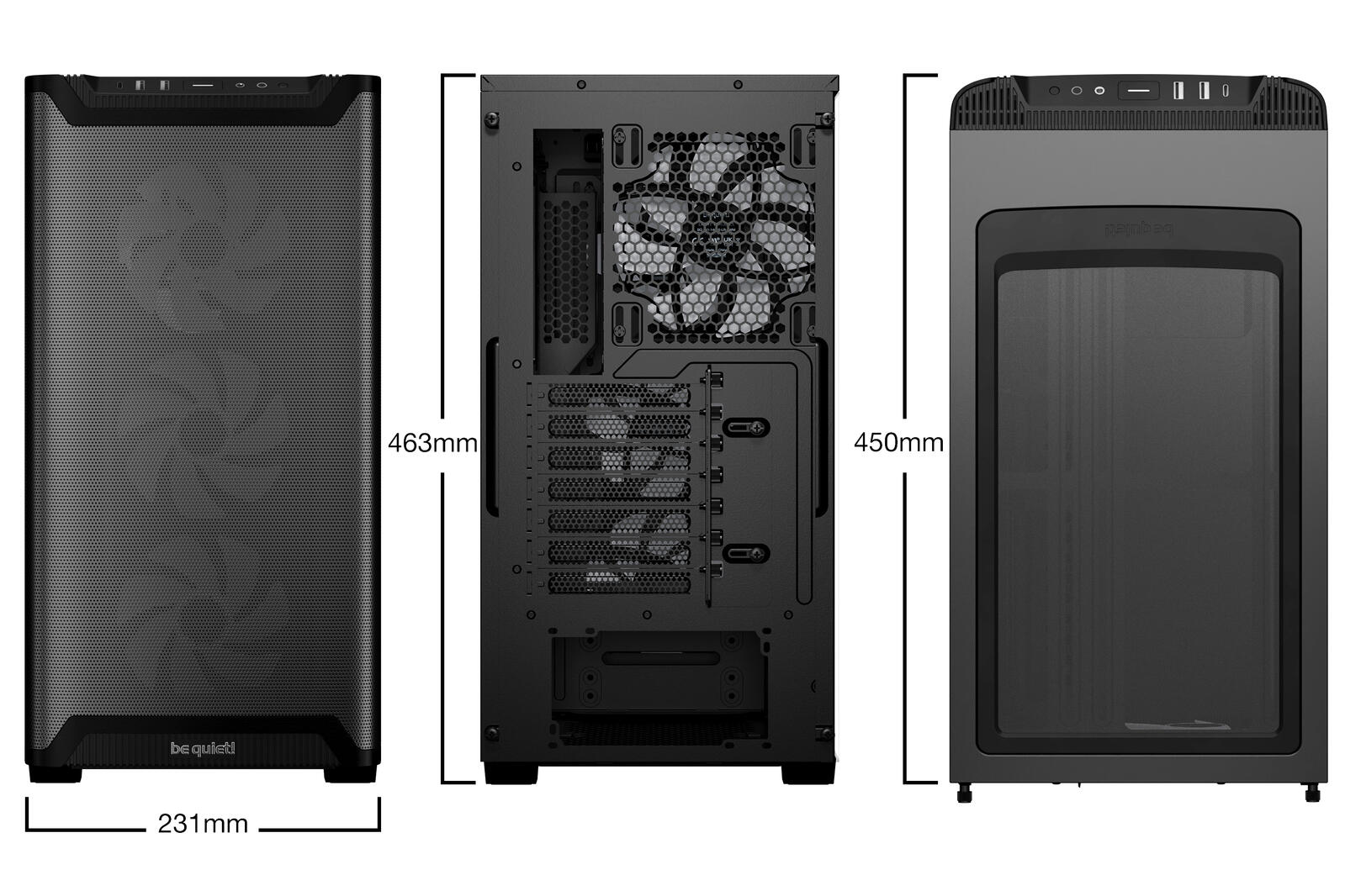be quiet PC Gehäuse Pure Base 501 LX ATX schwarz