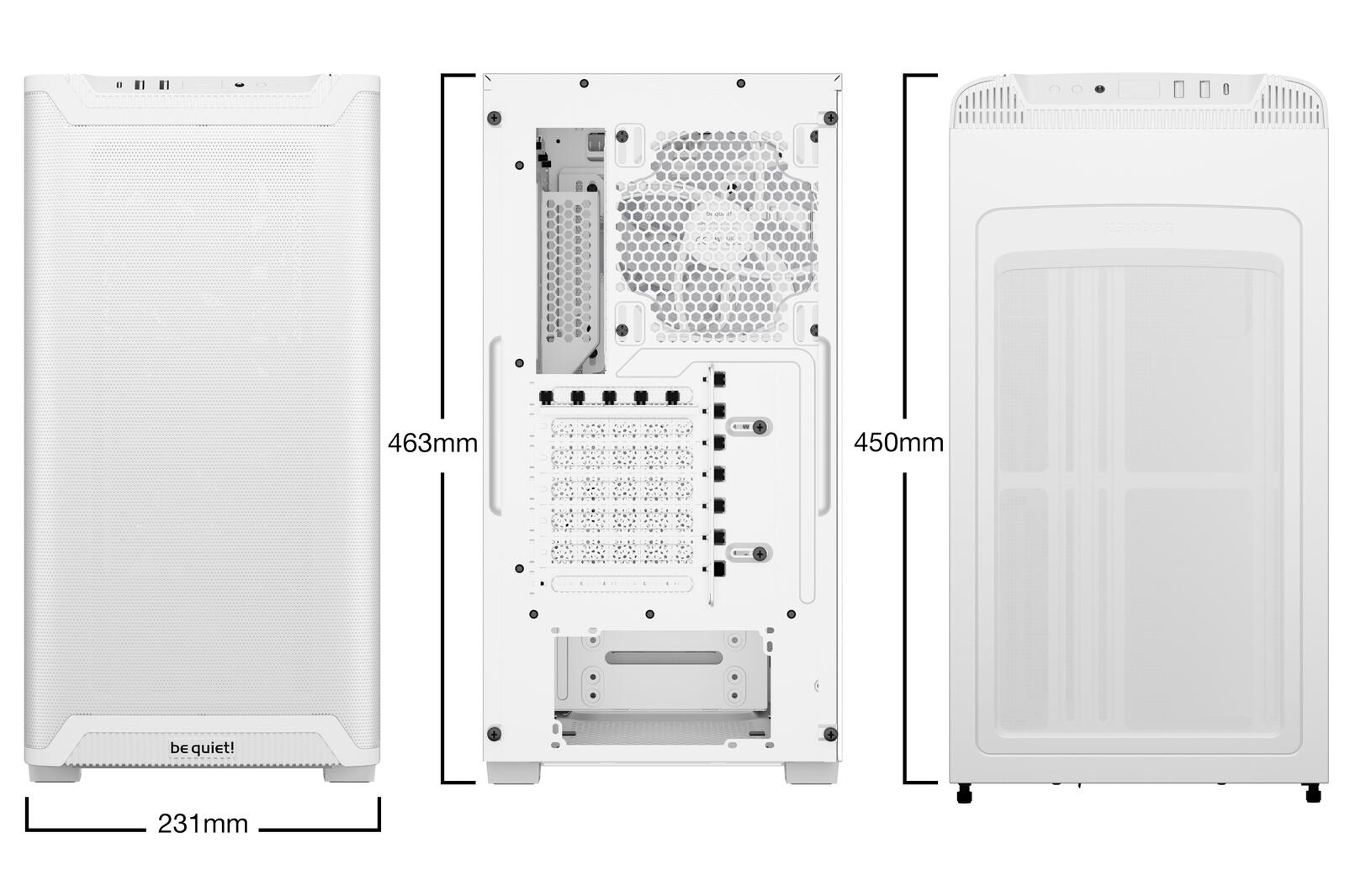 be quiet PC Gehäuse Pure Base 501 LX ATX weiß