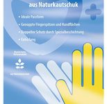 WUNDmed® unisex Gummihandschuhe Größe S gelb 1 Paar