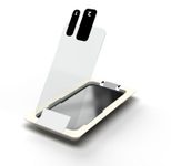 eSTUFF Titan Shield Screen Protector with mounting frame for iPhone 16e/14/13 Pro/13 - Clear