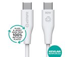 eSTUFF INFINITE Super Soft USB-C to USB-C Cable 3m - 100% Recycled PVC Free Plastic