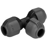 GARDENA T-Stück 25 mm x 3/4 Zoll Innengewinde Verlegerohrverbinder, 25 mm