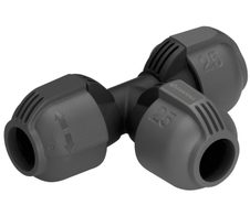 GARDENA T-Stück 25 mm x 3/4 Zoll Innengewinde Verlegerohrverbinder, 25 mm
