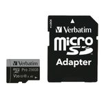 Verbatim PRO microSDXC - 256 GB mit SD-Adapter