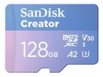 SanDisk Creator MicroSDXC-Karte - 128 GB mit SD-Adapter