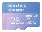 SanDisk Creator MicroSDXC-Karte - 128 GB mit SD-Adapter