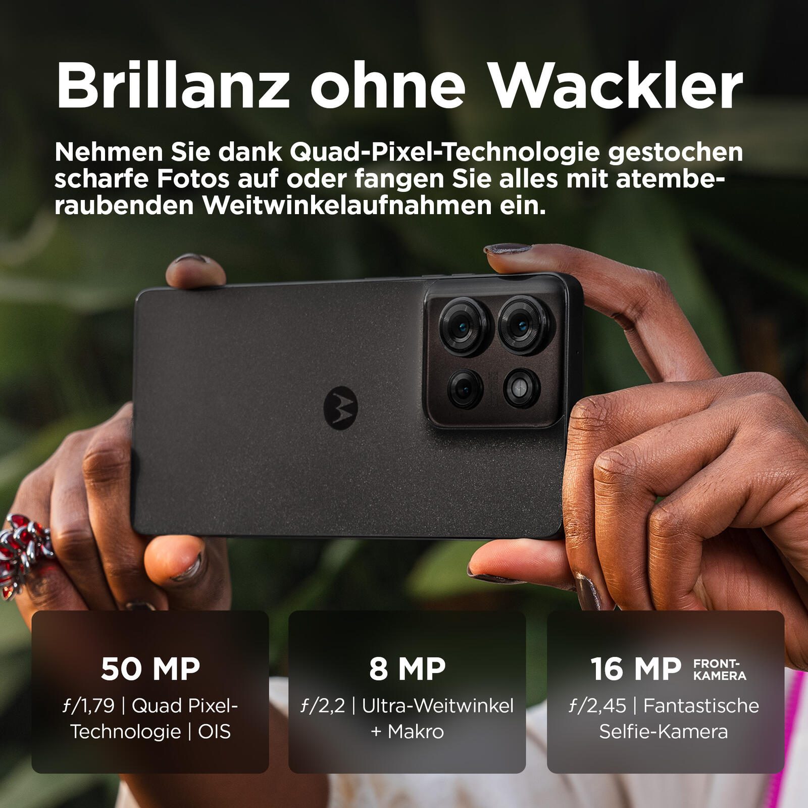 Motorola Moto G75 - 5G Smartphone 8GB/128GB (6.78"), Business Edition - Charcoal Grey