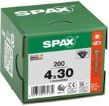 SPAX® Universalschrauben T20 4x30 schwarz 200 St.