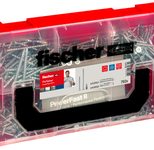 fischer Holzbauschrauben-Sortiment FixTainer PowerFast II PZ 702-teilig