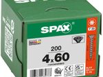 SPAX® Universalschrauben T20 4x60 schwarz 200 St.