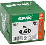 SPAX® Universalschrauben T20 4x60 schwarz 200 St.
