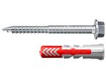 fischer DuoPower ETA 8x40 Dübel mit Schrauben 8 x 48 mm, 50 Stück
