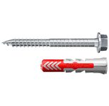 fischer DuoPower ETA 8x40 Dübel mit Schrauben 8 x 48 mm, 50 Stück