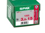 SPAX® Universalschrauben Z2 3,5x15 1000 St.