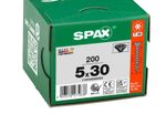 SPAX® Universalschrauben T20 5x30 schwarz 200 St.