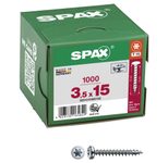 SPAX® Universalschrauben T15 3,5x15 1000 St.