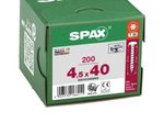 SPAX® Universalschrauben T20 4,5x40 200 St.