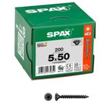 SPAX® Universalschrauben T20 5x50 schwarz 200 St.