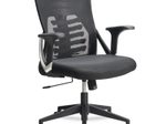AMSTYLE Bürostuhl SPM1.445 Mesh-Bezug Schwarz
