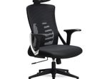 AMSTYLE Bürostuhl SPM1.447 Mesh-Bezug Schwarz