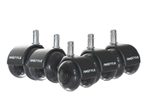 AMSTYLE Universal-Schwerlastrollen 5er Set SPM1.978 Schwarz