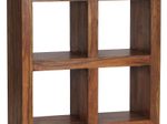WOHNLING WL1.209 Standregal Massivholz Sheesham 82 cm x 34 cm x 82 cm