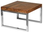 WOHNLING WL1.309 Beistelltisch GUNA Massiv-Holz Sheesham 60 cm x 60 cm x 40 cm