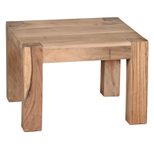 WOHNLING WL1.443 Couchtisch Massivholz Akazie 60 cm x 60 cm x 40 cm
