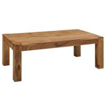 WOHNLING WL1.448 Couchtisch MUMBAI Massivholz Akazie 60 cm x 110 cm x 40 cm