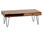 WOHNLING WL1.513 Couchtisch BAGLI Massivholz Sheesham 60 cm x 110 cm x 40 cm