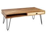 WOHNLING WL1.514 Couchtisch BAGLI Massivholz Akazie 60 cm x 110 cm x 40 cm