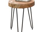 WOHNLING WL1.547 Beistelltisch BAGLI Massiv-Holz Akazie 30 cm x 30 cm x 41 cm