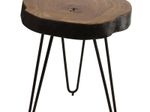 WOHNLING WL1.548 Beistelltisch BAGLI Massiv-Holz Sheesham 35 cm x 35 cm x 46 cm