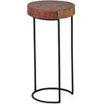 WOHNLING WL1.552 Beistelltisch AKOLA Massiv-Holz Sheesham 28 cm x 28 cm x 55 cm